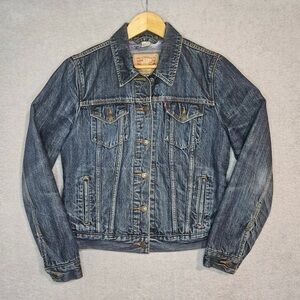 Levi's Women's Dark Blue Denim Jacket